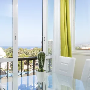 408 Enchanting El Dorado Accommodation, Sea View! Playa de las Americas (Tenerife)